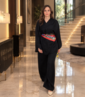 Timeless Black Elegance with a Bold Statement
