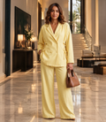 Elegant Cream-Yellow Suit — Effortless Luxury